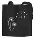 Jutebeutel Pusteblume Vögel Dandelion Birds Baumwolltasche Stoffbeutel Schultertasche Einkaufsbeutel Autiga®preview