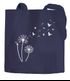 Jutebeutel Pusteblume Vögel Dandelion Birds Baumwolltasche Stoffbeutel Schultertasche Einkaufsbeutel Autiga®preview