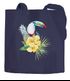 Jutebeutel Tucan Ananas Tropical Summer Jungle Paradise Pineapple Einkaufstasche Baumwolltasche Stoffbeutel Autiga®preview