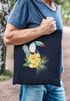 Jutebeutel Tucan Ananas Tropical Summer Jungle Paradise Pineapple Einkaufstasche Baumwolltasche Stoffbeutel Autiga®preview