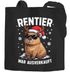 Jutebeutel Weihnachten Spruch lustig Rentier war ausverkauft Weihnachtstasche XMAS Beutel Weihnachtstragetasche Moonworks®preview