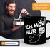 Kaffe-Tasse Spruch Ich hör nur Mi Mi Mi MiMiMi Geschenk Büro Kollege Kollegin Chef MoonWorks® einfarbigpreview