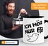 Kaffe-Tasse Spruch Ich hör nur Mi Mi Mi MiMiMi Geschenk Büro Kollege Kollegin Chef MoonWorks® Innenfarbepreview