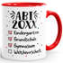 Kaffee-Tasse Abitur 2026 - Geschenk Abschluss Abiturienten - To Do Liste Weltherrschaft Keramik Moonworks®preview