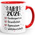 Kaffee-Tasse Abitur 2026 - Geschenk Abschluss Abiturienten - To Do Liste Weltherrschaft Keramik Moonworks®preview