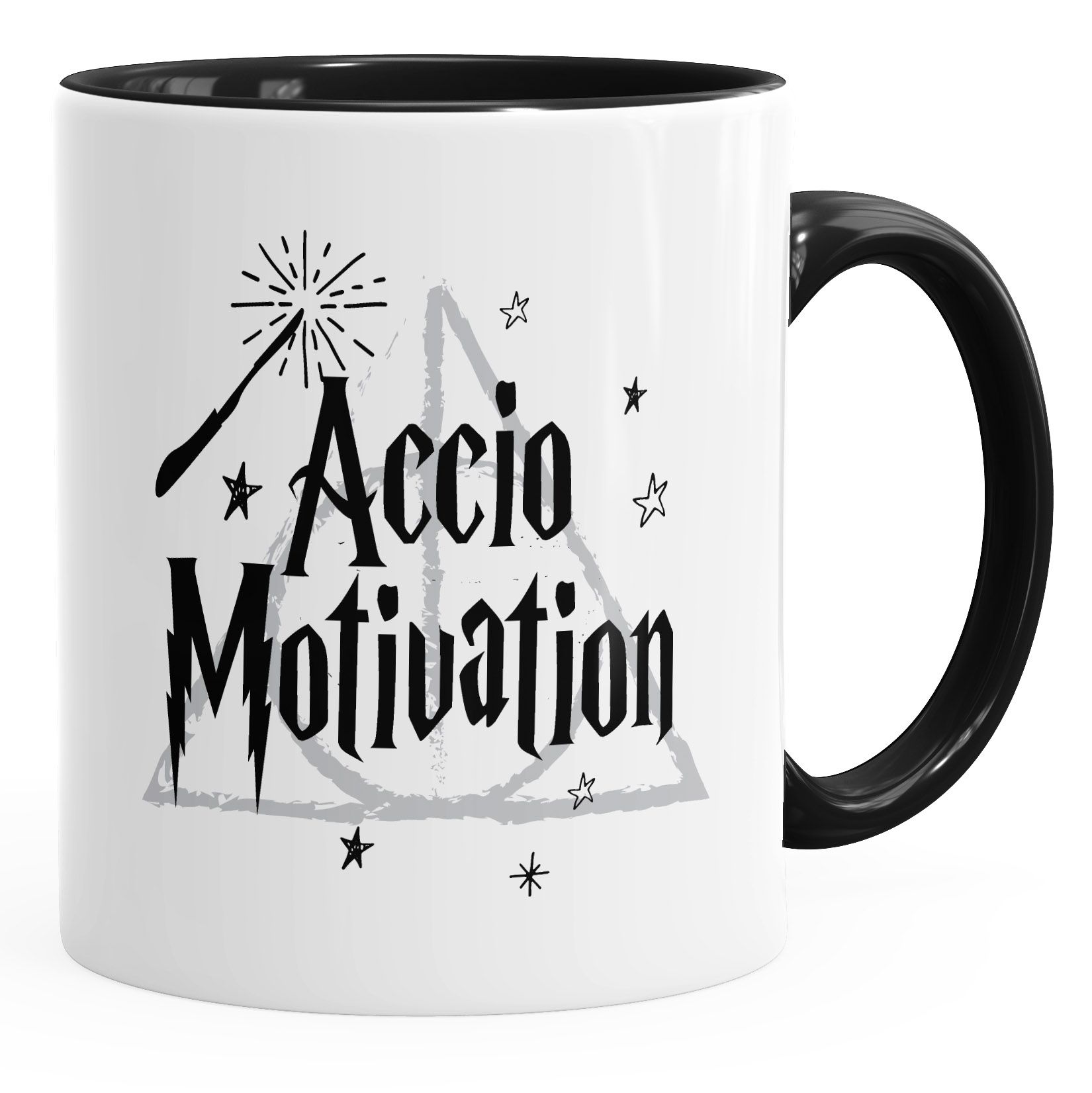 Kaffee-Tasse Accio Motivation Teetasse Keramiktasse Spruch-Tasse MoonWorks®