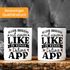 Kaffee-Tasse Alles begann mit einem Like in einer Dating App Geschenk Liebe Valentinstag Jahrestag Moonworks®preview