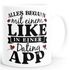 Kaffee-Tasse Alles begann mit einem Like in einer Dating App Geschenk Liebe Valentinstag Jahrestag Moonworks®preview