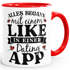 Kaffee-Tasse Alles begann mit einem Like in einer Dating App Geschenk Liebe Valentinstag Jahrestag Moonworks®preview