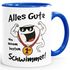 Kaffee-Tasse Alles Gute von deinem besten Schwimmer Spermium Geschenk Papa Vatertag Geburtstag lustige Kaffeebecher MoonWorks®preview