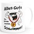 Kaffee-Tasse Alles Gute von deinem besten Schwimmer Spermium Geschenk Papa Vatertag Geburtstag lustige Kaffeebecher MoonWorks®preview