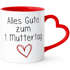 Kaffee-Tasse Alles Gute zum 1. Muttertag Geschenk für frischgebackene Mama junge Mütter Herz-Henkel SpecialMe®preview