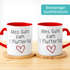 Kaffee-Tasse Alles Gute zum 1. Muttertag Geschenk für frischgebackene Mama junge Mütter Herz-Henkel SpecialMe®preview
