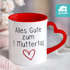 Kaffee-Tasse Alles Gute zum 1. Muttertag Geschenk für frischgebackene Mama junge Mütter Herz-Henkel SpecialMe®preview