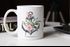 Kaffee-Tasse Anker Blumen Watercolor Tee-Tasse Autiga®preview