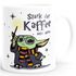 Kaffee-Tasse Baby- Spruch lustig Stark der Kaffee sein muss Geschenk Kaffeeliebhaber Bürotasse Moonworks®preview