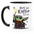 Kaffee-Tasse Baby-Yoda Spruch lustig Stark der Kaffee sein muss Geschenk Kaffeeliebhaber Bürotasse Moonworks®preview