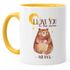 Kaffee-Tasse Bär mit Herz Watercolor I love you to the moon and back Geschenk-Tasse Liebe MoonWorks® preview