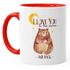 Kaffee-Tasse Bär mit Herz Watercolor I love you to the moon and back Geschenk-Tasse Liebe MoonWorks® preview