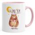 Kaffee-Tasse Bär mit Herz Watercolor I love you to the moon and back Geschenk-Tasse Liebe MoonWorks® preview