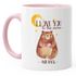 Kaffee-Tasse Bär mit Herz Watercolor I love you to the moon and back Geschenk-Tasse Liebe MoonWorks® preview