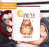 Kaffee-Tasse Bär mit Herz Watercolor I love you to the moon and back Geschenk-Tasse Liebe MoonWorks® preview