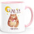 Kaffee-Tasse Bär mit Herz Watercolor I love you to the moon and back Geschenk-Tasse Liebe MoonWorks® preview
