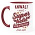 Kaffee-Tasse [Beruf] weil Superheld kein offizieller Job ist personalisiert mit Namen kleine Geschenke SpecialMe®preview