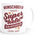 Kaffee-Tasse [Beruf] weil Superheld kein offizieller Job ist personalisiert mit Namen kleine Geschenke SpecialMe®preview