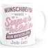 Kaffee-Tasse [Beruf] weil Superheld kein offizieller Job ist personalisiert mit Namen kleine Geschenke SpecialMe®preview