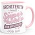 Kaffee-Tasse [Beruf] weil Superheld kein offizieller Job ist personalisiert mit Namen kleine Geschenke SpecialMe®preview