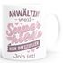 Kaffee-Tasse [Beruf] weil Superheld kein offizieller Job ist personalisiert mit Namen kleine Geschenke SpecialMe®preview
