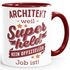 Kaffee-Tasse [Beruf] weil Superheld kein offizieller Job ist personalisiert mit Namen kleine Geschenke SpecialMe®preview