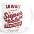 Kaffee-Tasse [Beruf] weil Superheld kein offizieller Job ist personalisiert mit Namen kleine Geschenke SpecialMe®preview