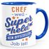 Kaffee-Tasse [Beruf] weil Superheld kein offizieller Job ist personalisiert mit Namen kleine Geschenke SpecialMe®preview