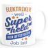 Kaffee-Tasse [Beruf] weil Superheld kein offizieller Job ist personalisiert mit Namen kleine Geschenke SpecialMe®preview