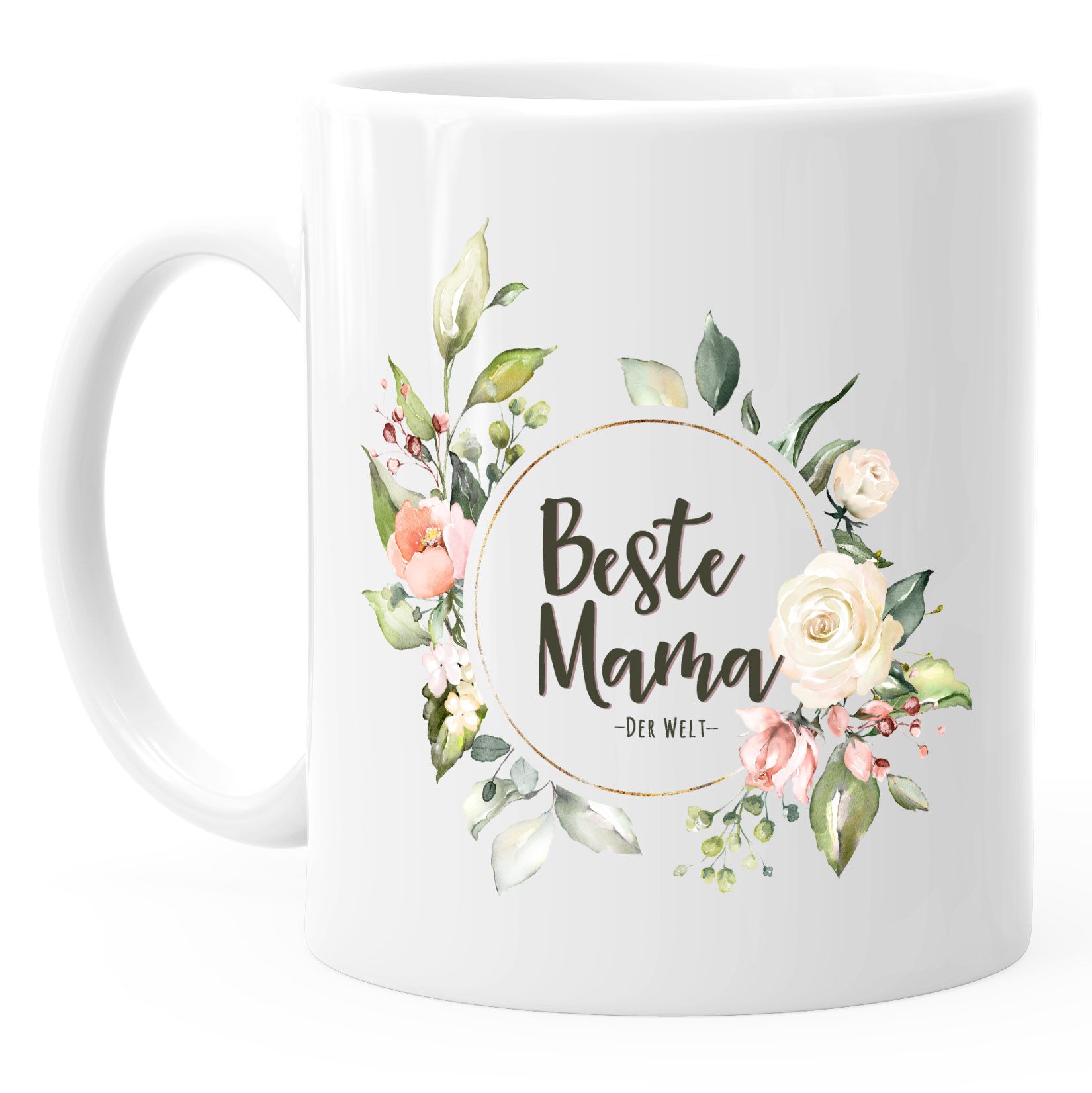 Kaffee-Tasse Beste Mama Geschenk Muttertag Geschenk-Tasse MoonWorks®