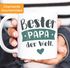 Kaffee-Tasse Beste/r Mama/Papa der Welt Geschenk Mütter Väter Geburtstag Weihnachten Danke sagen Moonworks®preview