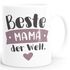 Kaffee-Tasse Beste/r Mama/Papa der Welt Geschenk Mütter Väter Geburtstag Weihnachten Danke sagen Moonworks®preview