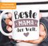 Kaffee-Tasse Beste/r Mama/Papa der Welt Geschenk Mütter Väter Geburtstag Weihnachten Danke sagen Moonworks®preview