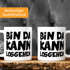 Kaffee-Tasse Bin da kann losgehen einfarbig MoonWorks®preview