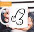 Kaffee-Tasse Brüste Brust Busen Penis Pimmel Bürotasse lustige Kaffeebecher Geschenk Freund Freundin MoonWorks®preview