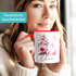 Kaffee-Tasse Buchstabe Initiale Monogramm Blüten Blumen Design Floral personalisiert mit Namen persönliche Geschenke SpecialMe®preview