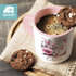 Kaffee-Tasse Buchstabe Initiale Monogramm Blüten Blumen Design Floral personalisiert mit Namen persönliche Geschenke SpecialMe®preview