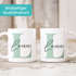 Kaffee-Tasse Buchstabe Initiale Monogramm personalisiert mit Namen Teamgeschenk Namenstasse SpecialMe®preview