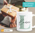 Kaffee-Tasse Buchstabe Initiale Monogramm personalisiert mit Namen Teamgeschenk Namenstasse SpecialMe®preview