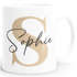 Kaffee-Tasse Buchstabe Initiale Monogramm personalisiert mit Namen Teamgeschenk Namenstasse SpecialMe®preview