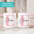 Kaffee-Tasse Buchstabe Initiale Monogramm personalisiert mit Namen Teamgeschenk Namenstasse SpecialMe®preview