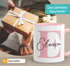 Kaffee-Tasse Buchstabe Initiale Monogramm personalisiert mit Namen Teamgeschenk Namenstasse SpecialMe®preview