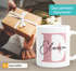 Kaffee-Tasse Buchstabe Initiale Monogramm personalisiert mit Namen Teamgeschenk Namenstasse SpecialMe®preview
